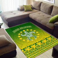 Cook Islands Turtle With Tribal Area Rug LT12 - Wonder Print Shop