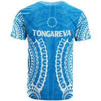 Cook Islands Tongareva T Shirt Tribal Pattern LT12 - Wonder Print Shop