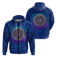 Celtic Pentagram With Triskele Hoodie LT12 - Wonder Print Shop