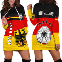 (Custom Personalised) Germany Football Hoodie Dress Deutschland Sporty Style LT13 - Wonder Print Shop
