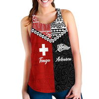 Tonga Combine New Zealand Maori Aotearoa Heritage Women Tank Top LT12 - Wonder Print Shop