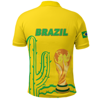 Brazil Champion Polo Shirt Football 2022 LT12 - Wonder Print Shop