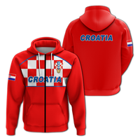 Croatia Hoodie Football 2022 Checkerboard LT12 - Wonder Print Shop