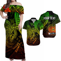 Personalised Papua New Guinea Matching Hawaiian Shirt And Dress Raggiana Birds Of Paradise Special 02 LT13 - Wonder Print Shop