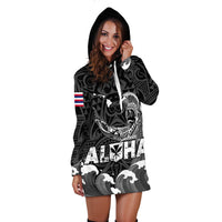 Custom Personalised Hawaii King Kamehameha Aloha Hawai'i Nei Hoodie Dress LT2 - Wonder Print Shop