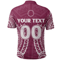Custom Cook Islands Mangaia Polo Shirt Tribal Pattern LT12 - Wonder Print Shop
