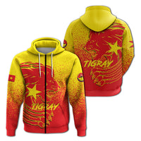 Tigray Lion Legend Zip Hoodie LT12 - Wonder Print Shop