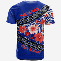 Custom Waianae High School T Shirt Hawaiian Hibiscus Flowers LT20 - Wonder Print Shop