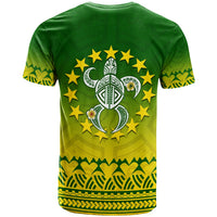 Cook Islands Turtle With Tribal T Shirt LT12 - Wonder Print Shop