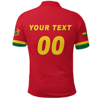Custom Ghana Polo Shirt Football 2022 Champions Pride LT12 - Wonder Print Shop