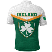 Ireland Rugby Polo Shirt Celtic Rugby Irish Shamrock With Triskelion LT12 - Wonder Print Shop