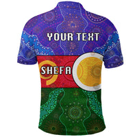 Custom Shefa Province Polo Shirt Aboriginal Patterns LT20 - Wonder Print Shop