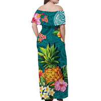 hawaii-off-shoulder-long-dress-aqua-polynesia-pineapple