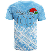 Custom Fiji Suva Rugby T Shirt Tapa Pattern LT12 - Wonder Print Shop