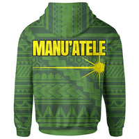 American Samoa Polynesian Hoodie Matasaua Flag - Wonder Print Shop