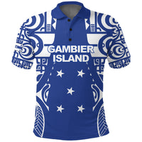 Custom Gambier Islands Tribal Polo Shirt LT12 - Wonder Print Shop