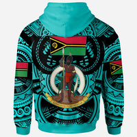 Vanuatu Hoodie Vanuatu Polynesian Culture Pride Turquoise Hoodie LT10 - Wonder Print Shop