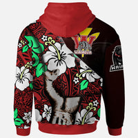 Hawaii Waialua School Polynesian Custom Patronage Hoodie The Waialua High and Intermediate School Bloods In My Veins LT10 - Wonder Print Shop
