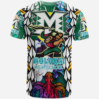 Custom Hawaii T Shirt Molokai High School SuPER Farmer With Polynesian Sea Turtle and Hibiscus Tribal Patterns LT10 - Wonder Print Shop