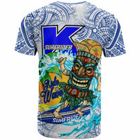 Custom Hawaii Polynesian T Shirt Kailua High School Tiki Tribal Surfriders Polynesian Culture LT10 - Wonder Print Shop