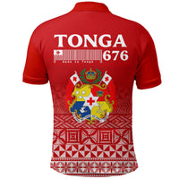 Tonga 676 Polo Shirt Tongan Pattern LT12 - Wonder Print Shop