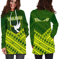 Tailevu Rugby Union Fiji Hoodie Dress Tapa Pattern LT12 - Wonder Print Shop