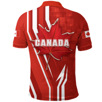 Canada Day Anniversary Pride Polo Shirt LT12 - Wonder Print Shop