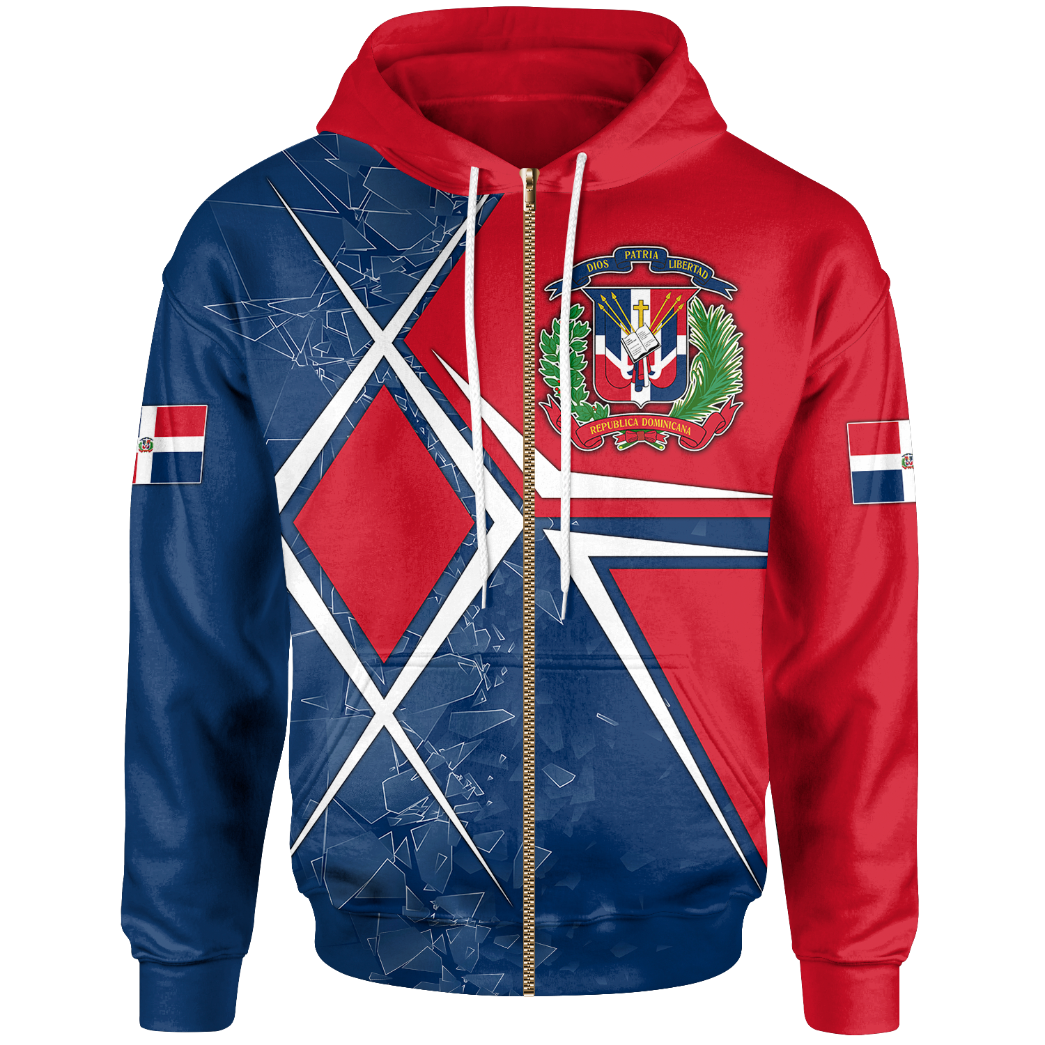 dominican-republic-zip-up-hoodie-dominican-republic-legend