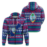 Guam Christmas Zip Hoodie Ugly Christmas LT12 - Wonder Print Shop