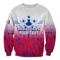 (Custom Personalised) Austral Islands Tribal Tattoo Sweatshirt LT12 - Wonder Print Shop