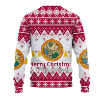 Florida Christmas Merry Christmas Ugly Pattern Sweatshirt - LT12 - Wonder Print Shop