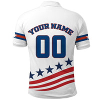 Custom USA Hockey Pride Polo Shirt LT12 - Wonder Print Shop