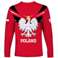 Poland Pride Long Sleeve Shirt LT12 - Wonder Print Shop