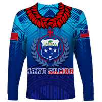 Manu Samoa Legend Long Sleeve Shirt LT12 - Wonder Print Shop