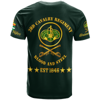 Custom 3rd Cavalry Regiment (United States) Brave Rifles T Shirt LT12 - Wonder Print Shop