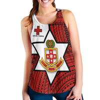 Kolisi Tonga Women's Racerback Tank - Mate Ma'a Tonga Red Original LT20 - Wonder Print Shop