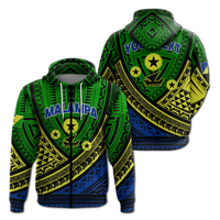 Custom Personalised Malampa Province Vanuatu Tribal Pattern Hoodie LT12 - Wonder Print Shop