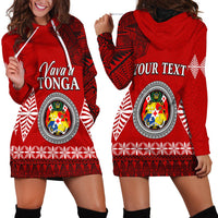 (Custom Personalised) Vava u Tonga Hoodie Dress Tongan Ngatu LT13 - Wonder Print Shop