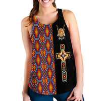 Native American Navajo Cross Heritage Women Tank Top LT12 - Wonder Print Shop