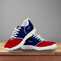 (Custom) Dominican Republic Sneakers Flag Personal Signature - Wonder Print Shop