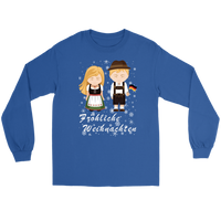 Germany Chirstmas T Shirt MenS And Ladies Frohliche Weihnachten - Wonder Print Shop