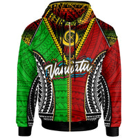 Vanuatu Hoodie Custom Vanuatu Independence Anniversary With Polynesian Patterns Hoodie LT10 - Wonder Print Shop