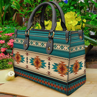 blue-native-american-pattern-leather-bag
