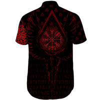 viking-shorts-sleeve-shirt-old-norse-odin-tattoo-red
