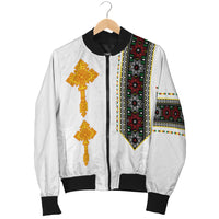Ethiopia Tibeb Bomber Jacket Ethiopian Cross Fashion LT13 - Wonder Print Shop