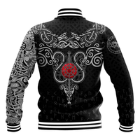 Viking Baseball Jacket Viking Jormungand Tattoo RLT12 - Wonder Print Shop