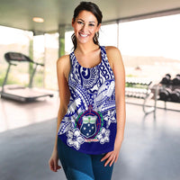 Samoa Polynesian Women Racerback Tank Samoan Loved Turtles LT13 - Wonder Print Shop