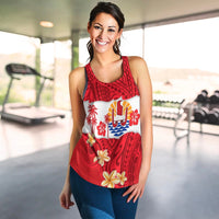 Tahiti Polynesian Women Racerback Tank Mythical Destination LT13 - Wonder Print Shop