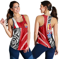 Tahiti Unique Women Racerback Tank Polynesia Pattern LT13 - Wonder Print Shop