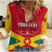 (Custom Personalised) Grenada Women Casual Shirt Keep Calm and Love Grenada LT13 - Wonder Print Shop